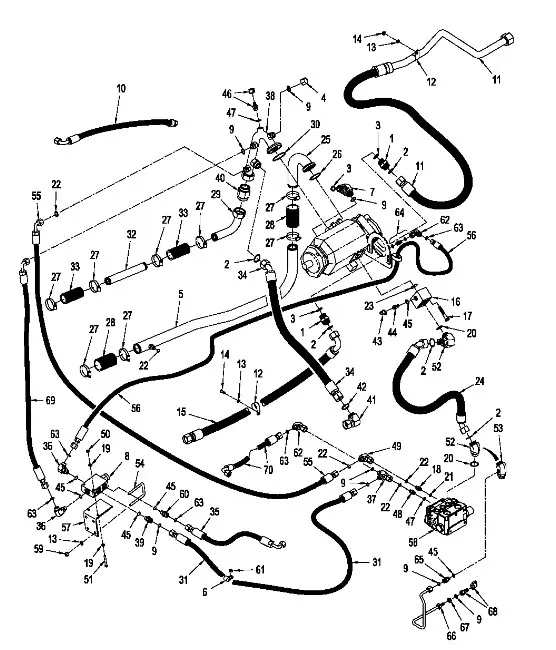 87486969 - Шланг в сборе